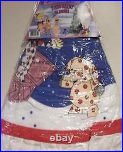 1999 CVS Rudolph Reindeer Tree Skirt Island Misfit Toys Christmas Plush Musical