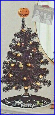 2021 HALLOWEEN CHRISTMAS Hallmark MINI Ornament Set TREE Skirt TOPPER 10pc
