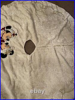 50 Inch Disney Theme Park Mickey Minnie Mouse Victorian Christmas Tree Skirt