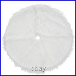 52 General Store Collection White High Pile Tree Skirt