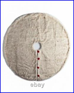 Balsam Hill Arctic Holiday Faux Fur Tree Skirt 72 4002509