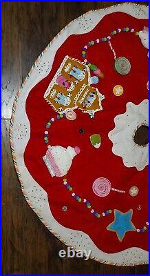 Department 56 Glitterville Christmas Tree Skirt Measures 54 Inches