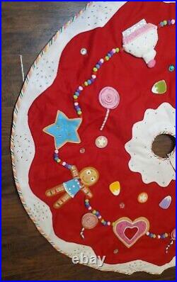 Department 56 Glitterville Christmas Tree Skirt Measures 54 Inches