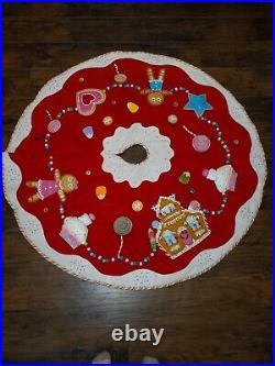 Department 56 Glitterville Christmas Tree Skirt Measures 54 Inches With Box