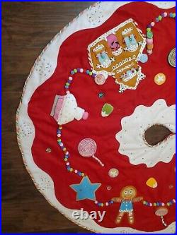 Department 56 Glitterville Christmas Tree Skirt Measures 54 Inches With Box