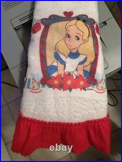 Disney Classics Alice In Wonderland Tree Skirt Table Cover 42 Rare Brand New
