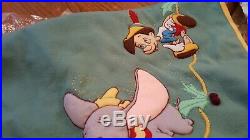 Disney Mickey, Dumbo, Bambi, Pinocchio Christmas Tree Skirt 50 New In Pkg