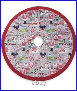 Disney Store Mickey and Friends Christmas Tree Skirt Hard To Find