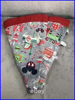 Disney Store Mickey and Friends Christmas Tree Skirt Hard To Find