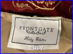 Frontgate exclusive Christmas tree skirt jeweled