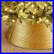 Gold Hammered Metal Tree Collar Tree Base Cover Decorative Christmas Tree Ring f