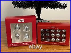 Hallmark 2020 Miniature Christmas Black Tree Ornaments Luke Vader Helmets Skirt