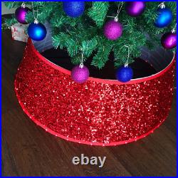 Halo Christmas Tree Skirt/ Tree Collar/Base Cover/Tree Bottom Cover Dismountable
