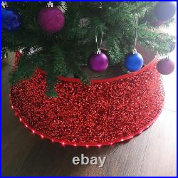 Halo Christmas Tree Skirt/ Tree Collar/Base Cover/Tree Bottom Cover Dismountable