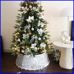 Halo Christmas Tree Skirt/ Tree Collar / Base Cover / Tree Bottom Cover with Pro