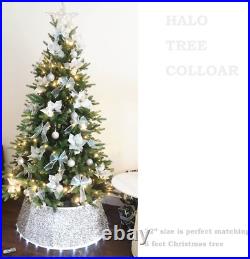 Halo Christmas Tree Skirt Tree Collar Tree Ring