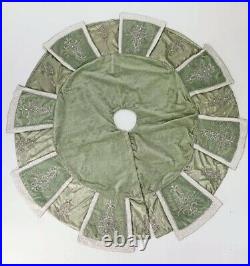 Katherine's Collection Peace On Earth Tree Skirt 14-914269 NEW Green