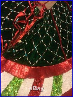 Katherine's Collection Wayne Kleski 72 Tree Skirt Christmas NOS Red & Green