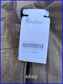 Kim Seybert Bronze Gold Beaded Holiday Tree Skirt- Neiman Marcus Sample Sale NWT