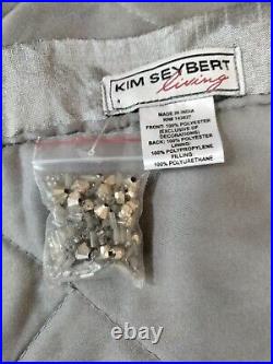 Kim Seybert Neiman Marcus Gorgeous Heavily Beaded EUC Tree Skirt Extra Beads
