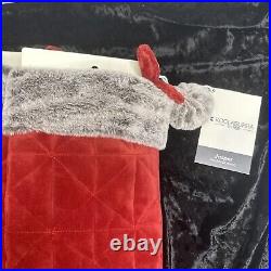 Koolaburra By Ugg Jasper Tree Skirt PLUS 4 Stockings Luxury Premium Plush Set