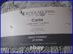 Koolaburra by UGG Carla Christmas Tree Skirt 54 Round NEW