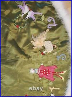 Krinkles by Patience Brewster Mackenzie Child's 12 Days of Christmas Tree Skirt