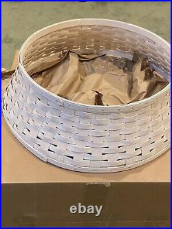 Longaberger 2021 Large White Basket Tree Sleeve/Skirt NEW, HTF
