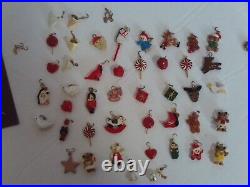Lot Westrim Beaded Mini Christmas Tree Ornaments Decorations- Tree Skirt etc