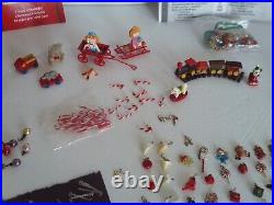 Lot Westrim Beaded Mini Christmas Tree Ornaments Decorations- Tree Skirt etc