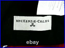 MacKenzie-Childs Courtly Check Jingle Bell Tree Skirt Christmas Brand New