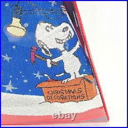 NEW 2020 Hallmark Peanuts Snoopy Magic Lights Christmas Tree Skirt Fiber Optic