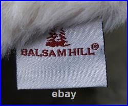 NEW 48 Ivory BALSAM HILL Lodge Faux Fur Tree Skirt