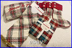 NEW Ashland Christmas Tree Skirt, Pillow, 4 Stockings, Blanket-Reg Price $189.00