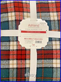 NEW Ashland Christmas Tree Skirt, Pillow, 4 Stockings, Blanket-Reg Price $189.00