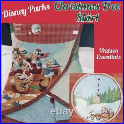 NEW Disney Parks Christmas 2020 Mickey Mouse & Friends Tapestry Tree Skirt NWT
