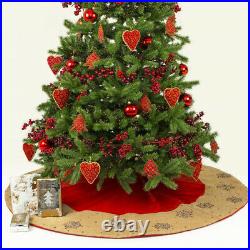 NEW Infingo All I Want For Christmas Tree Skirt Red