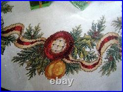 Needle Treasures Christmas Counted Tree Skirt KIT, DAZZLING ORNAMENTS, 02952,40
