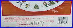 Needle Treasures Christmas Counted Tree Skirt KIT, PEANUTS PLAYMATES, Snoopy, 2866