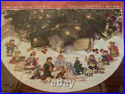 Needle Treasures Christmas Pageant Tree Skirt Cross Stitch Kit Nativity Scene
