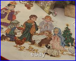Needle Treasures Christmas Pageant Tree Skirt Cross Stitch Kit Nativity Scene