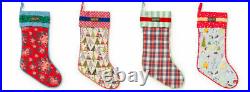 New Matilda Jane Christmas Trimmings Tree Skirt & Matching Stocking 6 Piece Set