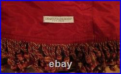 New Neiman Marcus Dransfield and Ross Heavy Beaded Tapestry Tassel Tree Skirt