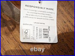 POTTERY BARN Conell Tree Skirt Flax/Black NEW