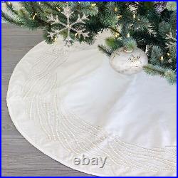 Park Hill Collection Alpine Sanctuary Pearl Garland Tree Skirt