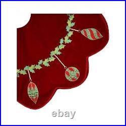 Regency International 64 Velvet Hanging Ornaments Tree Skirt
