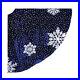 Regency International 64D Winters Night Snowflake Velvet Tree Skirt