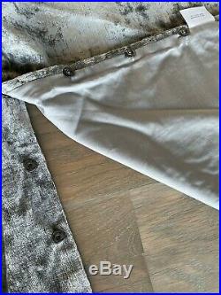 Restoration Hardware Christmas Lustrous Velvet Tree Skirt Pewter Gray 56