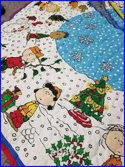 SKIRT & 22 Ornaments Charlie Brown Christmas Tree PEANUTS SNOOPY SEWN ALREADY 50