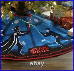 Star Wars The Force is Strong with This One Hallmark Magic Christmas Tree Skirt